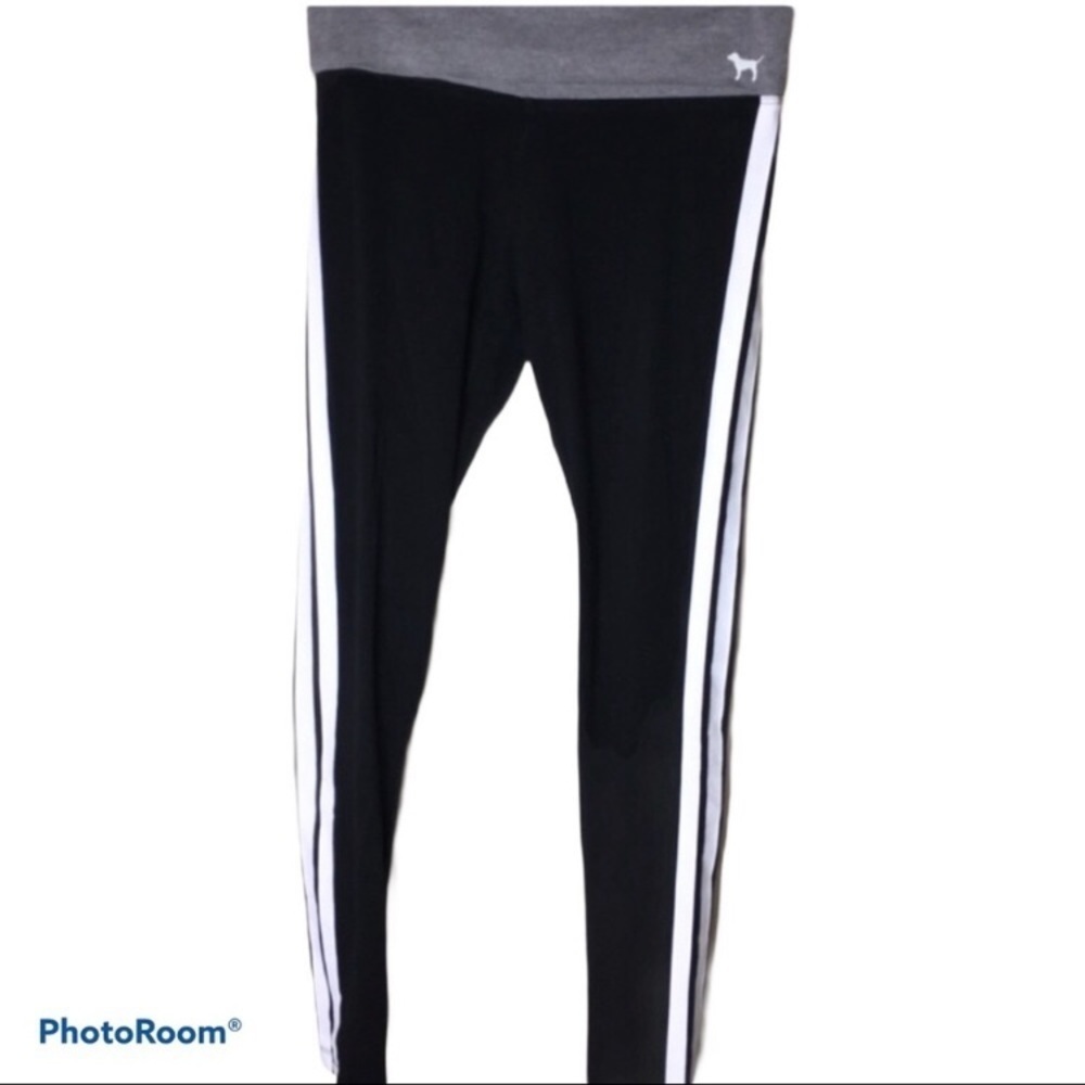 PINK VICTORIA’S SECRET bundle leggings and 2 sweatshirt purple XS quarter zip - Picture 8 of 10